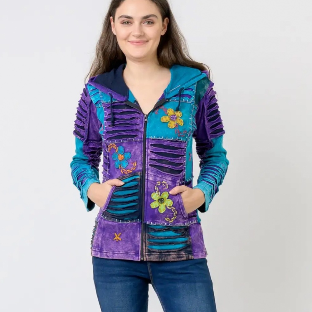 🎉 GiaJean Boutique " Grand Marais " Hand Made  Jacket Shacket 38